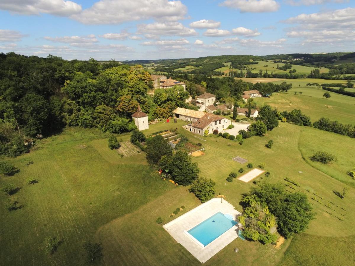 Willa Les Collines Du Quercy Blanc Castelnau-Montratier Zewnętrze zdjęcie