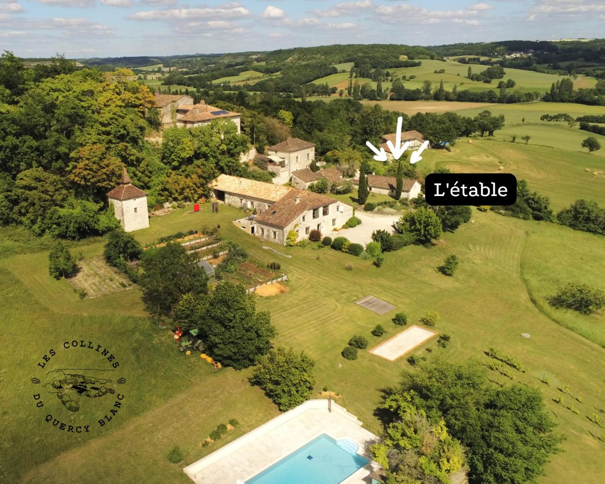Willa Les Collines Du Quercy Blanc Castelnau-Montratier Pokój zdjęcie